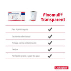 FIXOMULL TRANSP 10CMX2M/4 INX2 GASA ADHESIVA CAJA X 1 UND