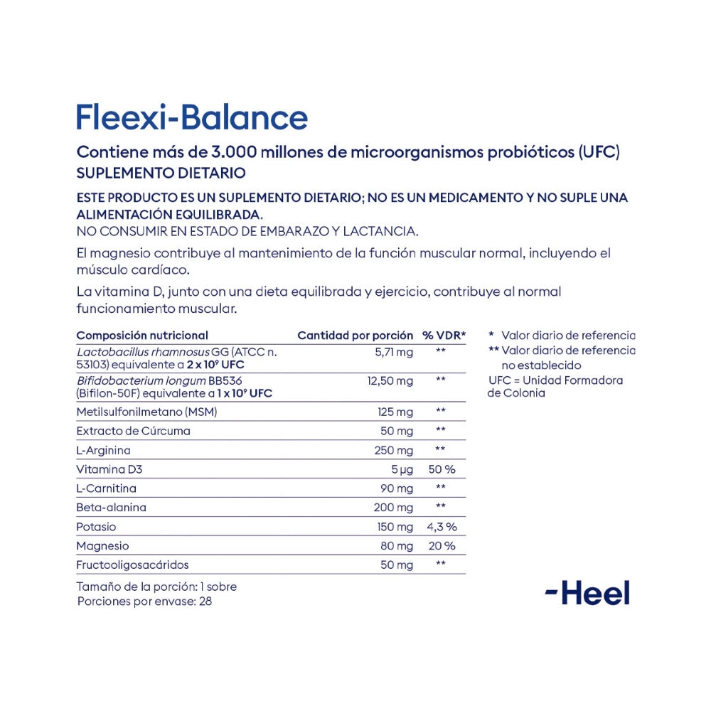 FLEEXI-BALANCE POLVO CAJA X 28 SOBRES