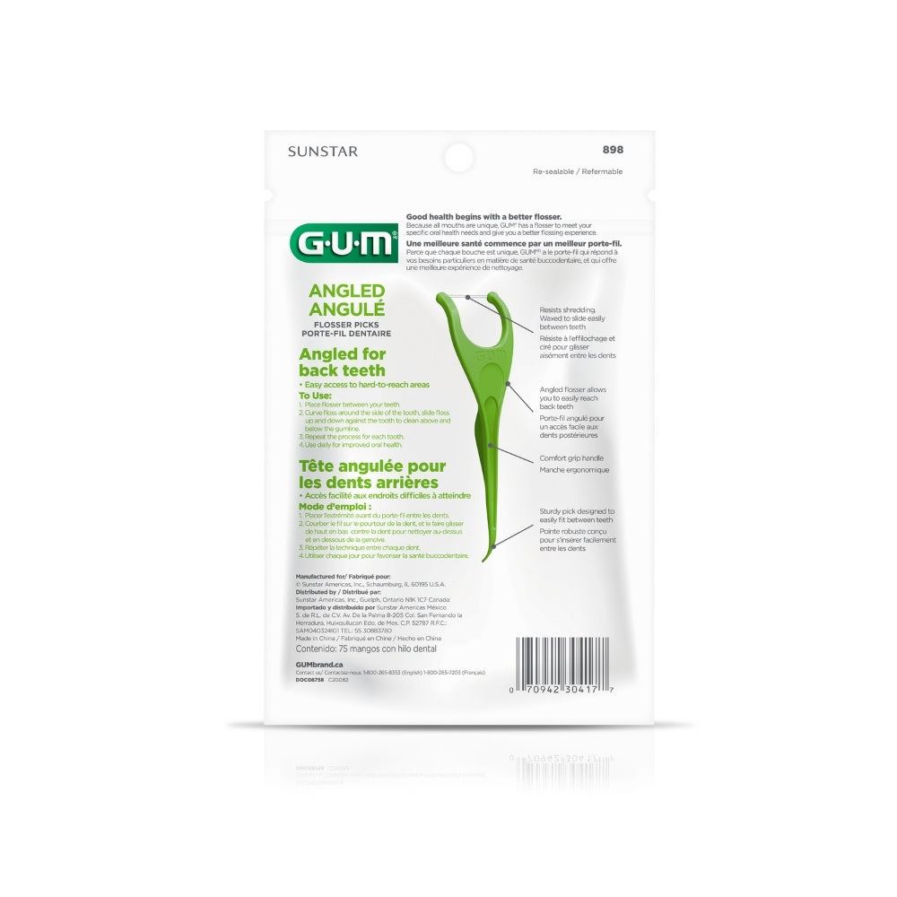 FLOSSER GUM ANGULADO BOLSA X 75 UNDS