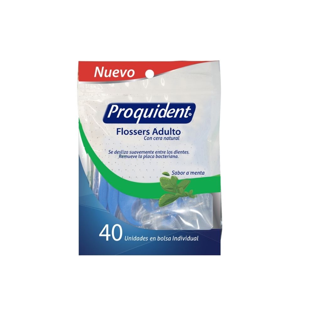 FLOSSERS PROQUIDENT ADULTO BOLSA X 40 UNDS
