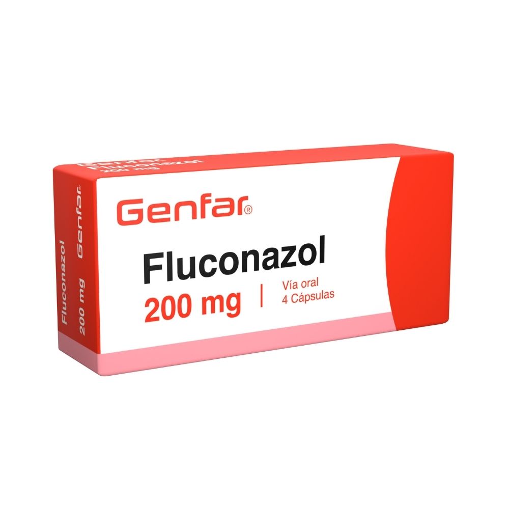 FLUCONAZOL GENFAR CAPSULAS 200 MG CAJA X 4 UNDS