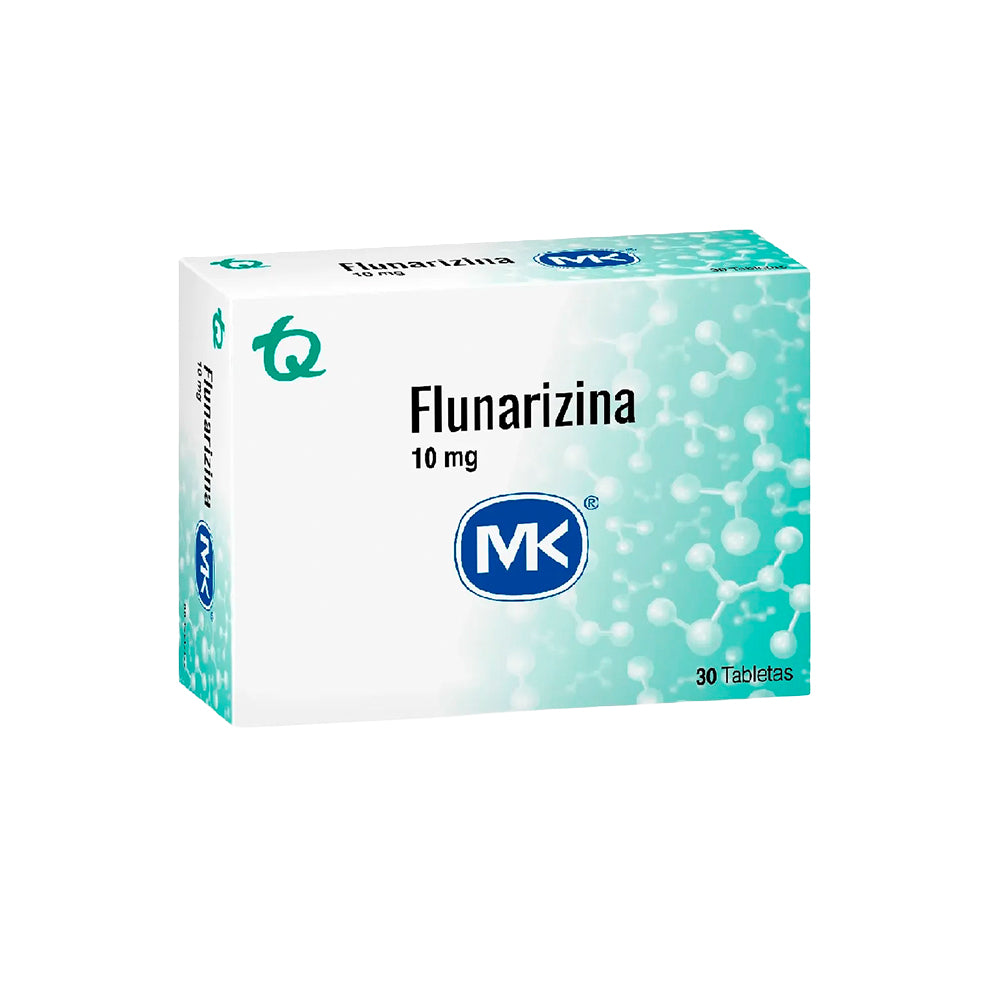 FLUNARIZINA MK TABLETAS 10 MG CAJA X 30 UNDS