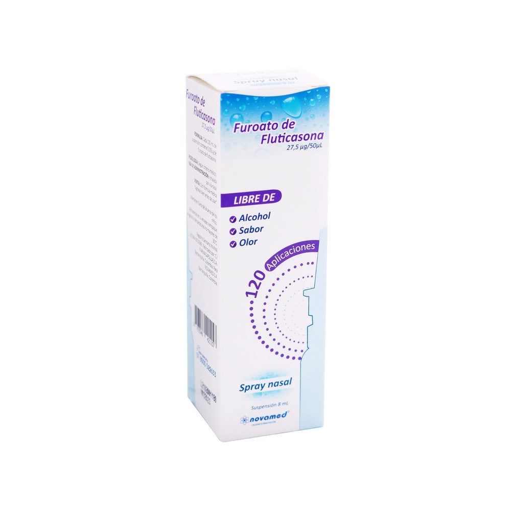 FLUTICASONA 8ML (RG) SPRAY NASAL 27.5 MCG FRASCO X 1 UND