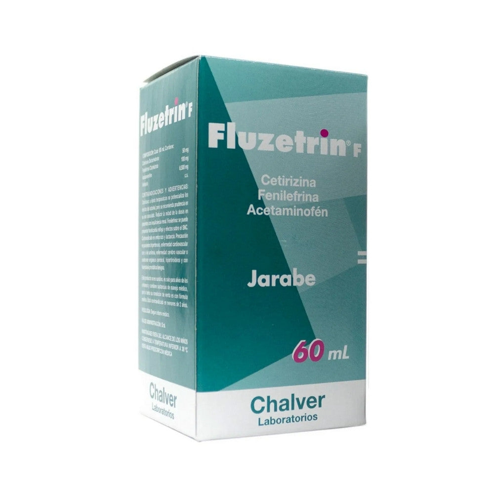 FLUZETRIN F JARABE CAJA 60 ML