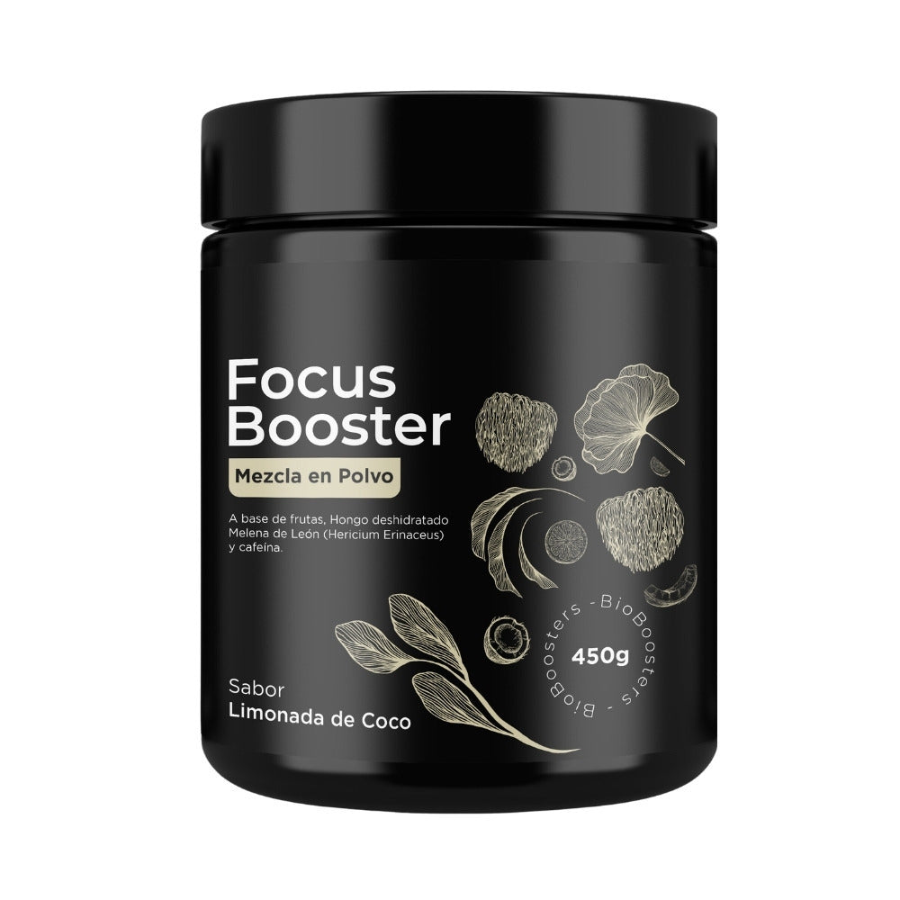 FOCUS BOOSTER POLVO LIMONADA DE COCO POTE 450 G