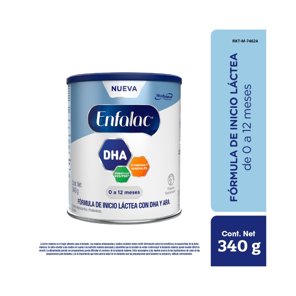 FORMULA INFANTIL ENFALAC DE INICIO 0-12 MESES LATA 340 G