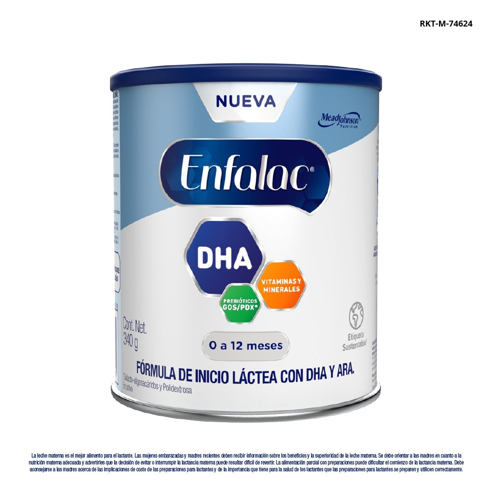 FORMULA INFANTIL ENFALAC DE INICIO 0-12 MESES LATA 340 G