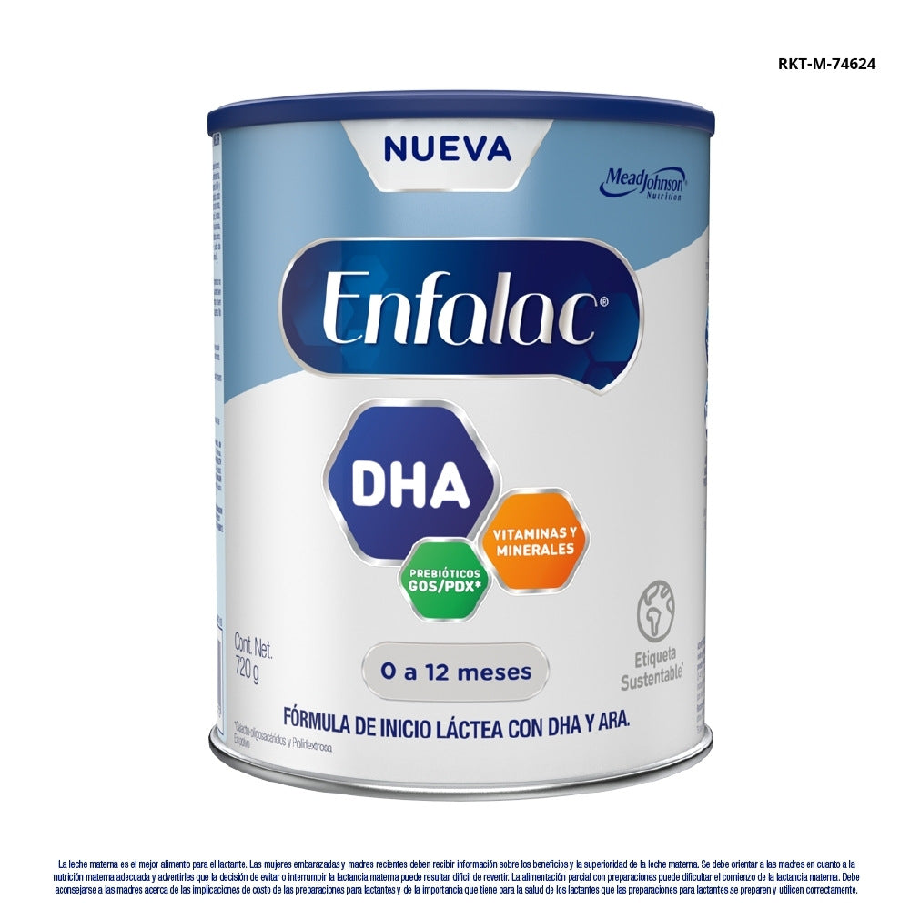FORMULA INFANTIL ENFALAC DE INICIO 0-12 MESES LATA 720 G