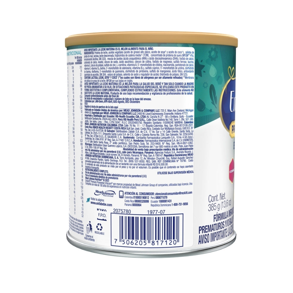 FORMULA INFANTIL ENFAMIL PREMIUM ENFACARE LATA 385 G