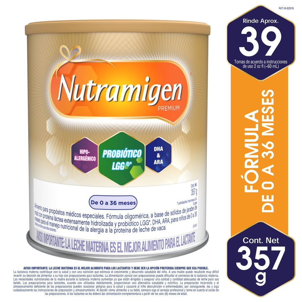 FORMULA INFANTIL NUTRAMIGEN PREMIUM LGG LATA 357G