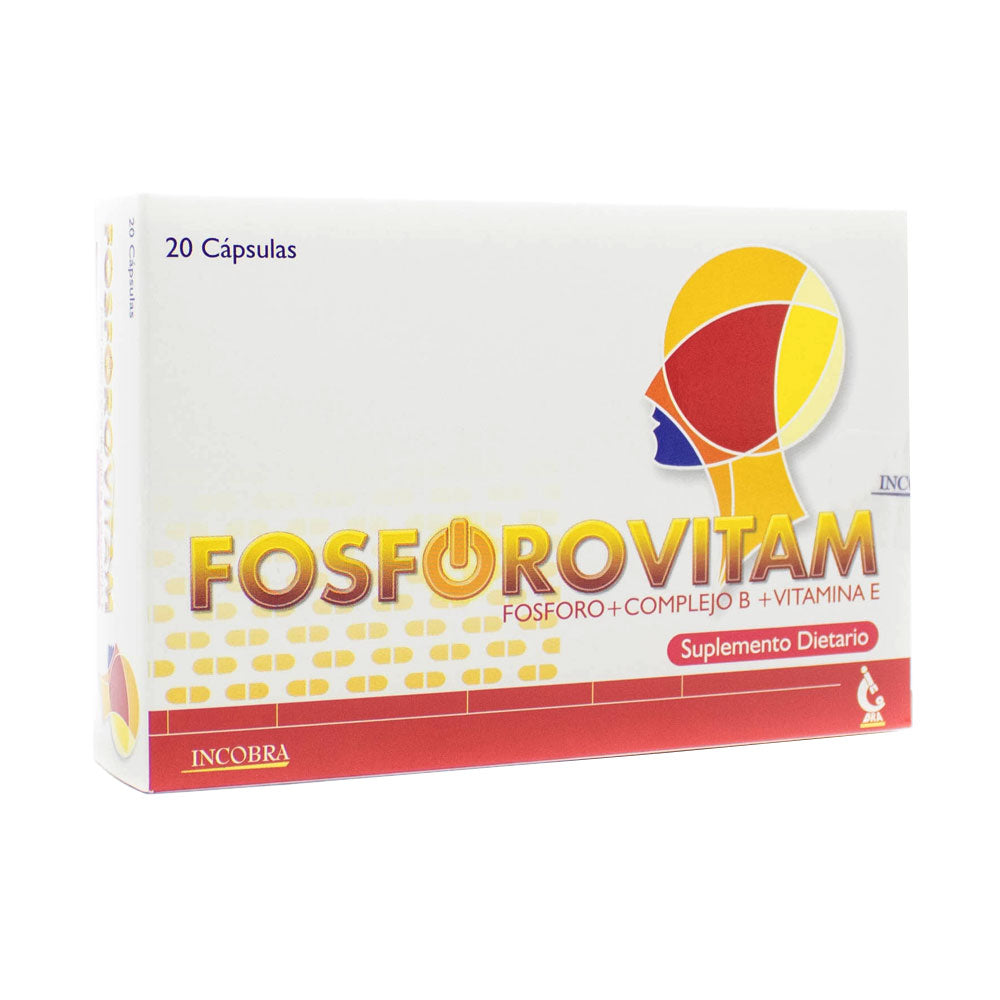 FOSFOROVITAM CAPSULAS CAJA X 20 UNDS