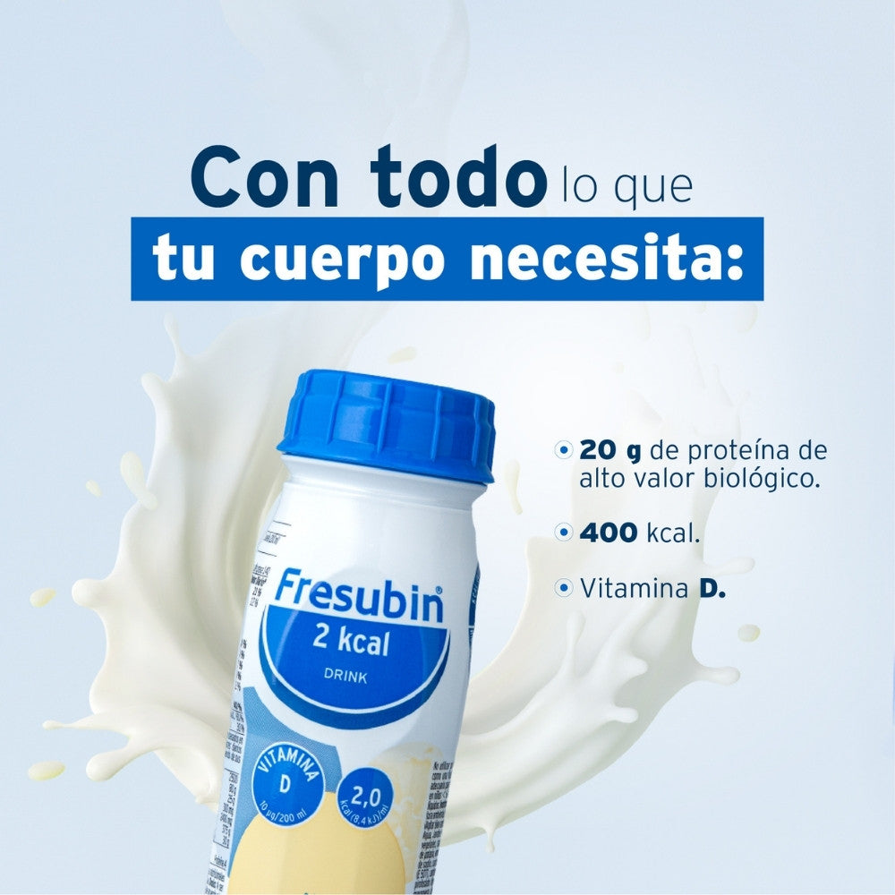 FRESUBIN 2 KCAL FOUR PACK VAINILLA CAJA X 4 UNDS