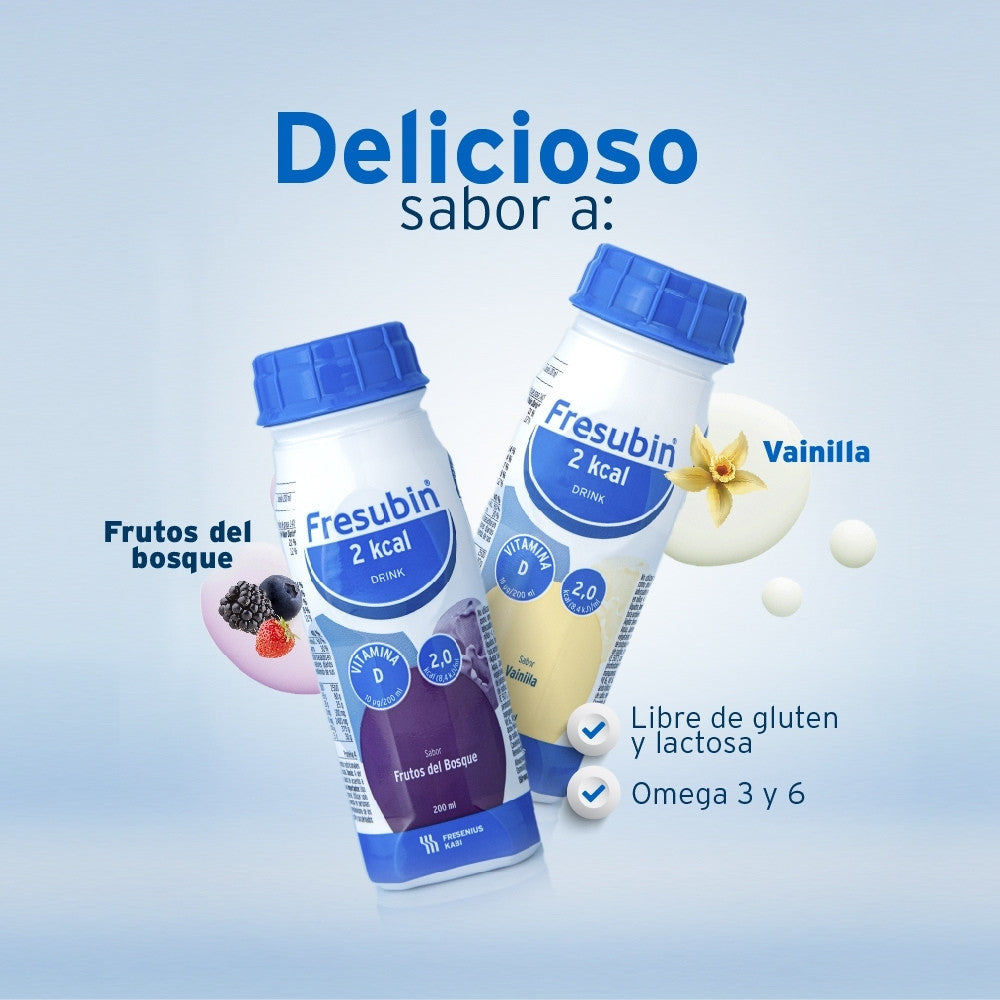 FRESUBIN 2 KCAL FRUTOS DEL BOSQUE BOTELLA 200 ML