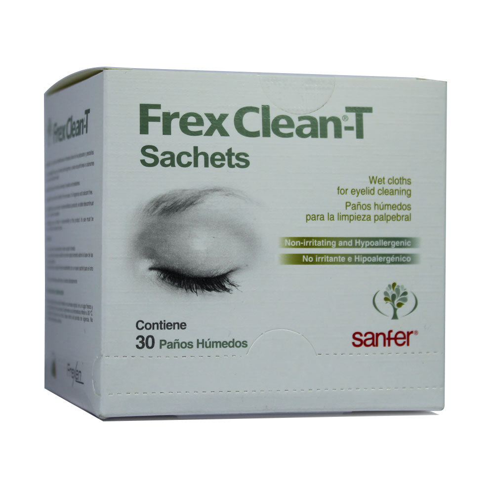 FREX CLEAN-T SACHETS PAÑOS HUMEDOS CAJA X 30 UNDS