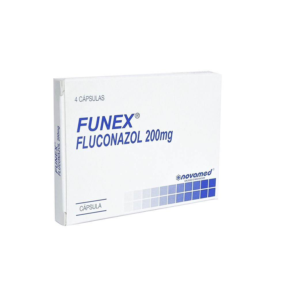 FUNEX CAPSULAS 200 MG CAJA X 4 UNDS