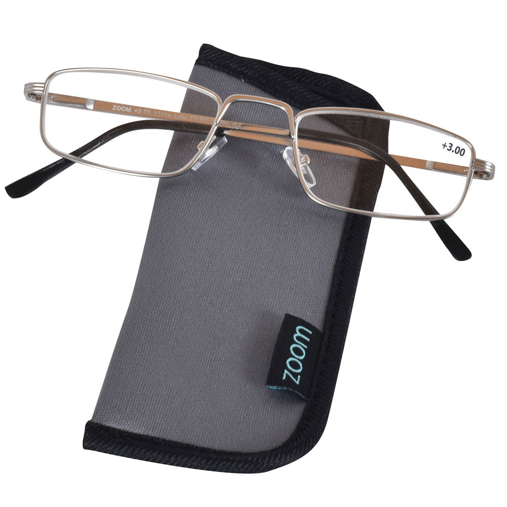 GAFAS DE LECTURA ZOOM METALS 300 X 1 UND