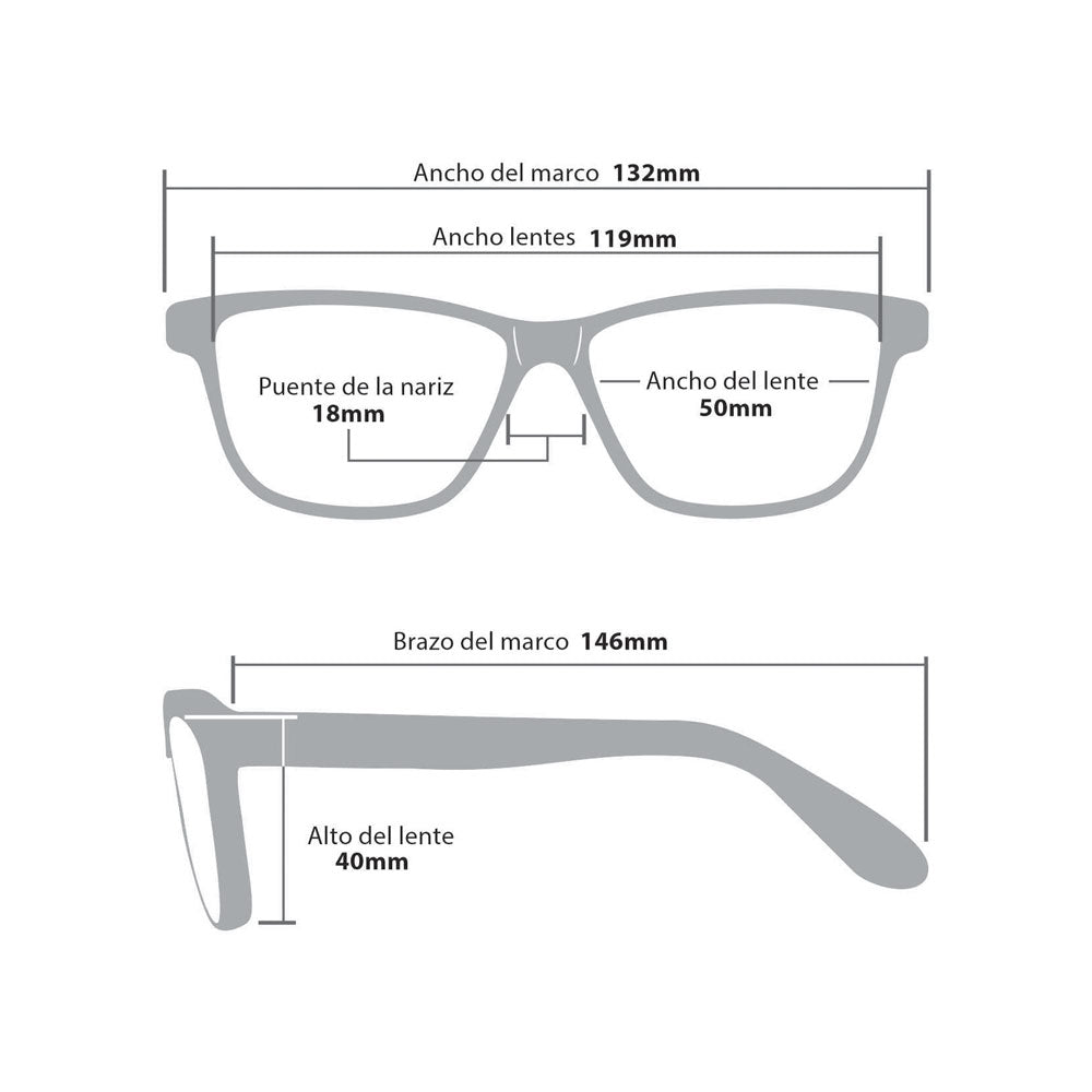 GAFAS DE LECTURA ZOOM TOP M 250 X 1 UND