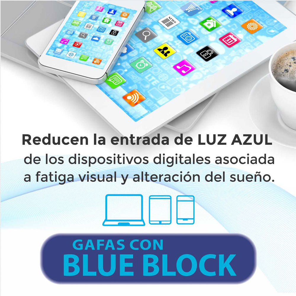GAFAS PROTECCION ZOOM LUZ AZUL M X 1 UND