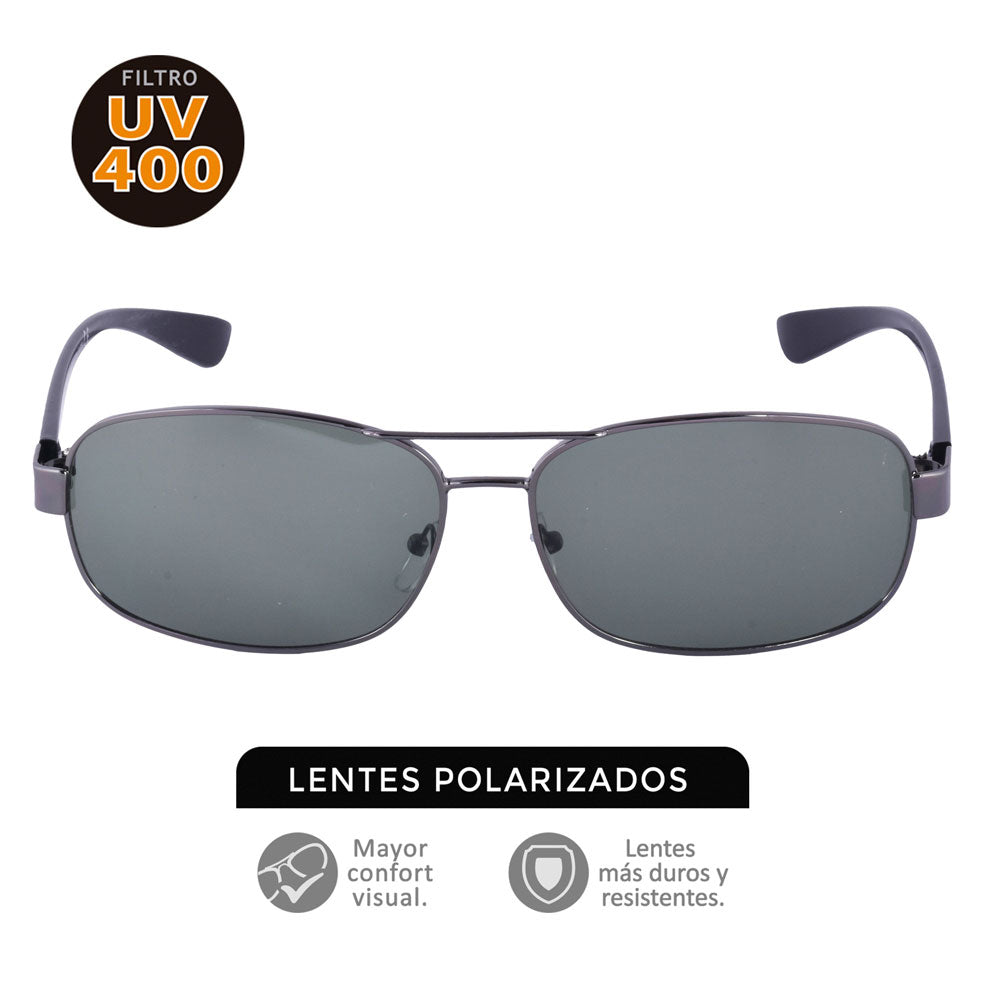 GAFAS SOL ALUMINUM U1 POLICARBO COLG DISPLAY X 1 UND