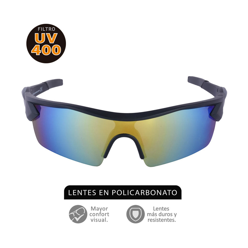 GAFAS SOL PLATINUM M2 POLICARBO COLG DISPLAY X 1 UND