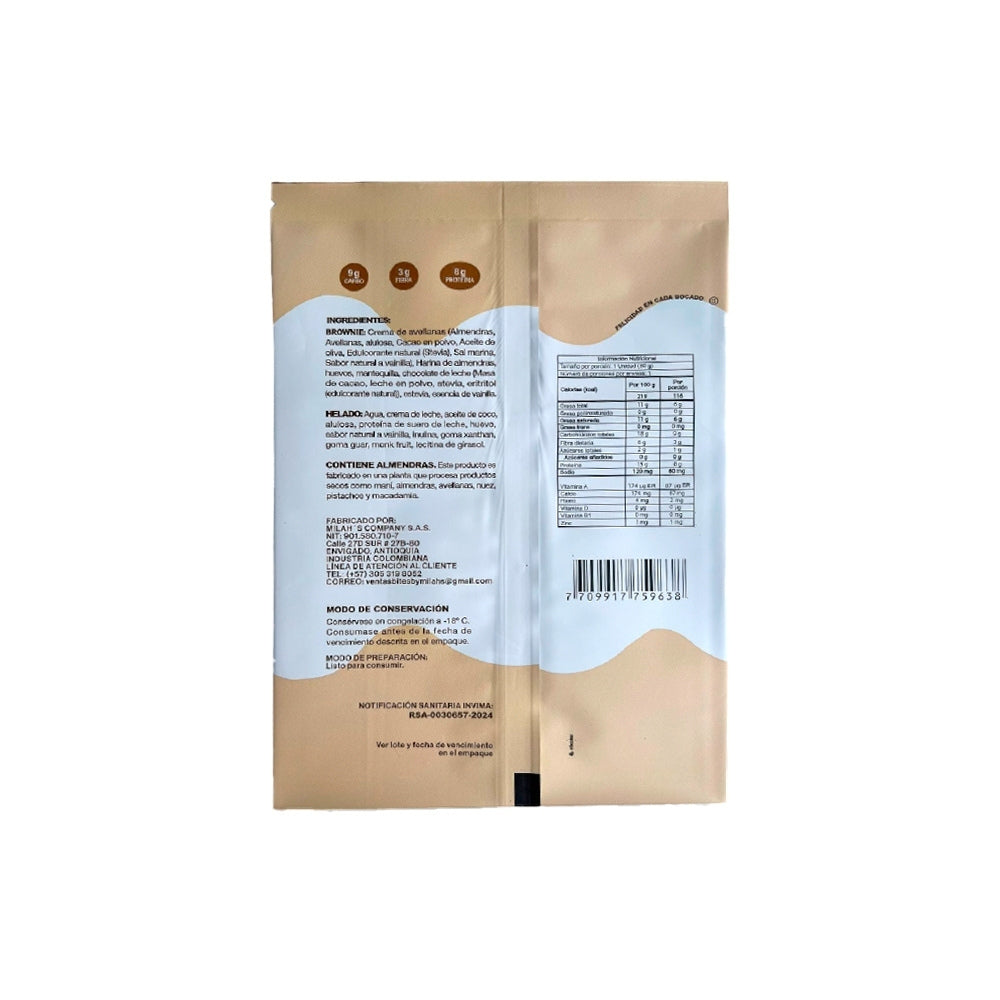 GALLETA BITES CON HELADO COKETO  BOLSA 80 G