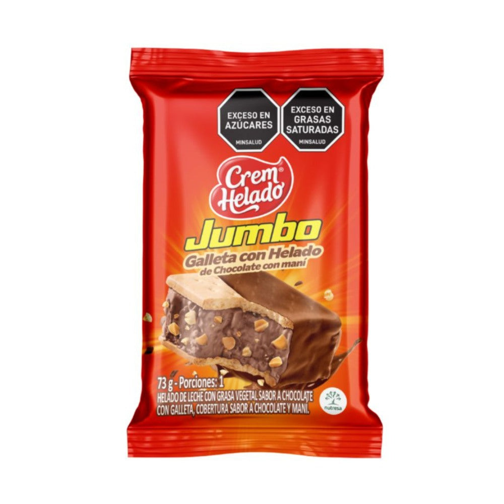 GALLETA CREM HELADO JUMBO BOLSA 73 G