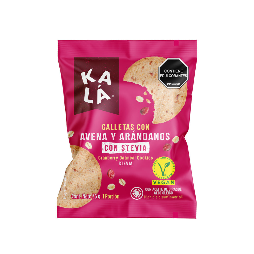 GALLETA KALA AVENA ARANDANOS BOLSA 36 G