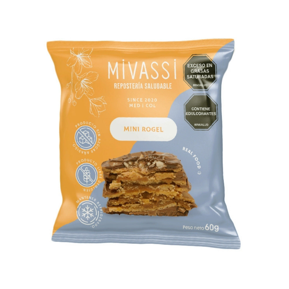 GALLETA MIVASSI MINI ROGEL SACHET 60 G