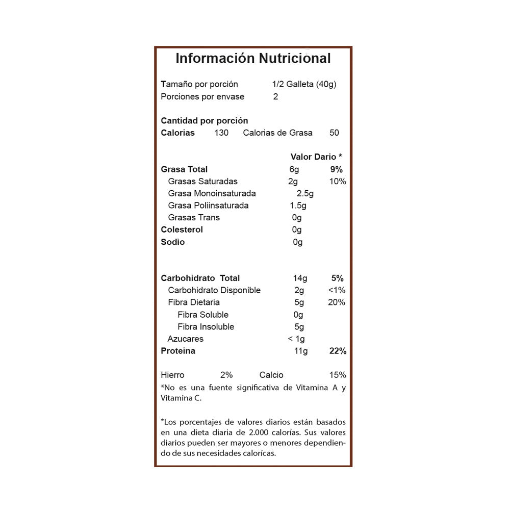 GALLETA PROTEINA ELEMENTAL COCONUT ORANGE BOLSA 80 G