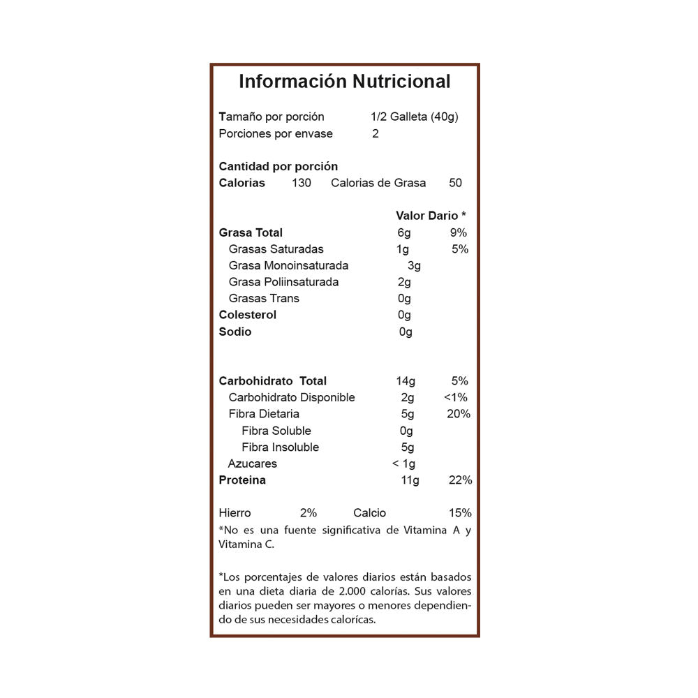 GALLETA PROTEINA ELEMENTAL MOKA BOLSA 80 G