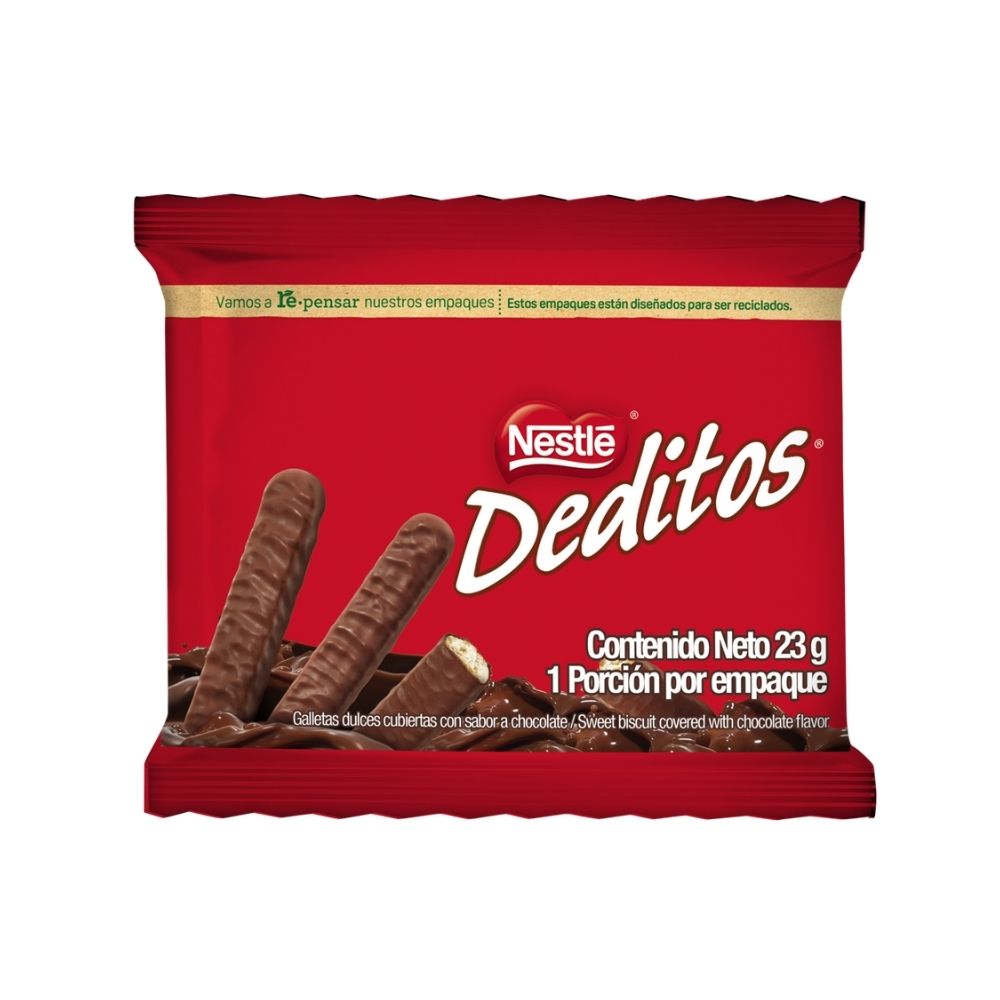 GALLETAS DULCES DEDITOS NESTLE BOLSA 23 G
