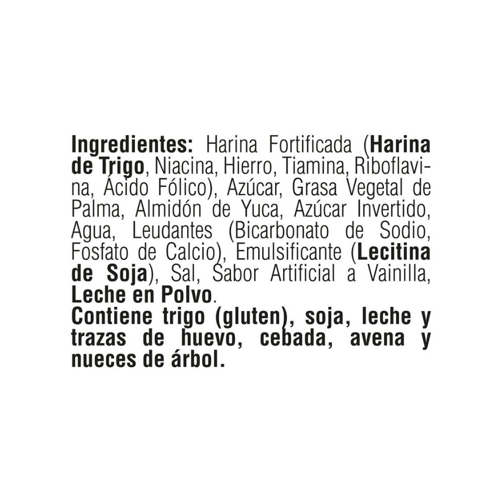 GALLETAS FESTIVAL CON CREMA VAINILLA FRACCION 50 G