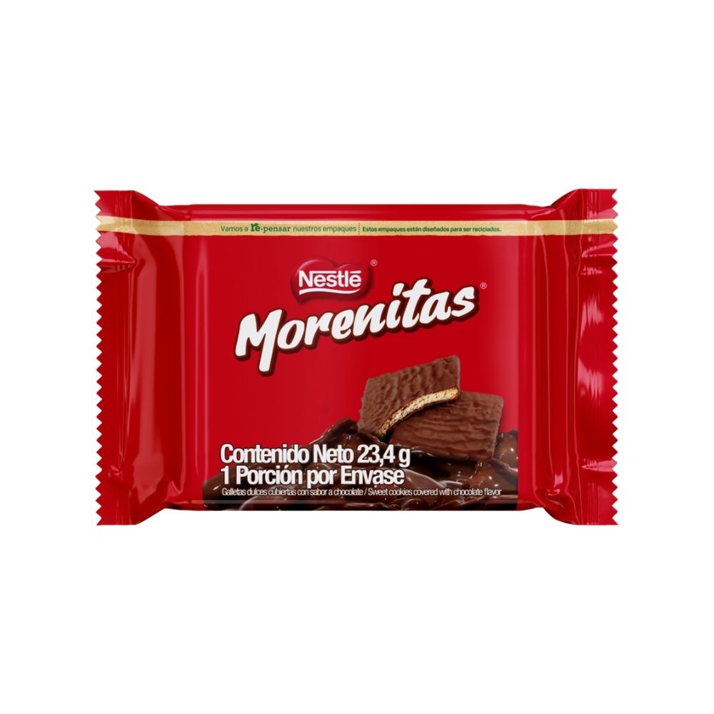 GALLETAS MORENITAS NESTLE BOLSA 23.4 G
