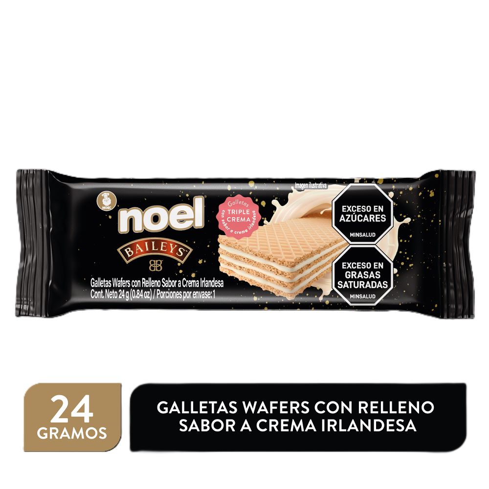 GALLETAS NOEL WAFER BAILEYS BOLSA 24 G