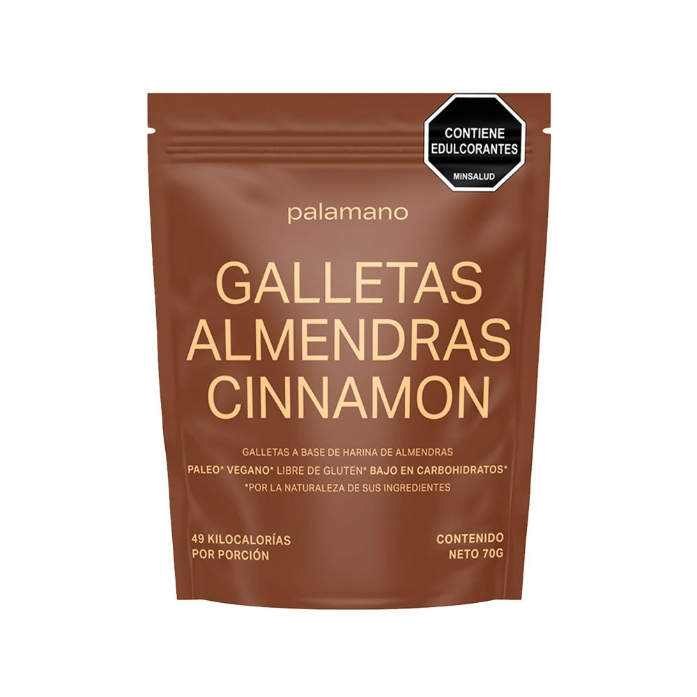 GALLETAS PALAMANO ALMENDRAS CINNAMON DOYPACK 70 G