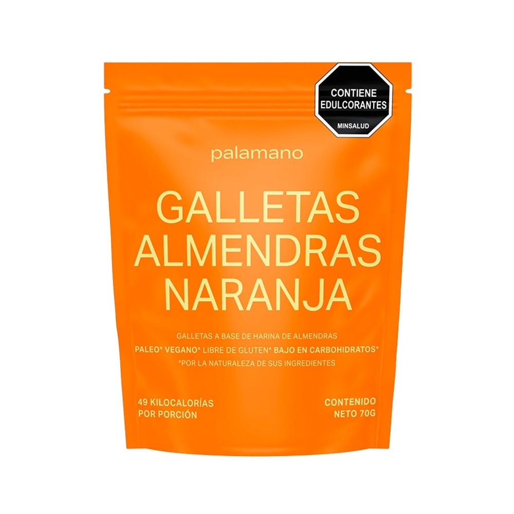 GALLETAS PALAMANO ALMENDRAS NARANJA DOYPACK 70 G