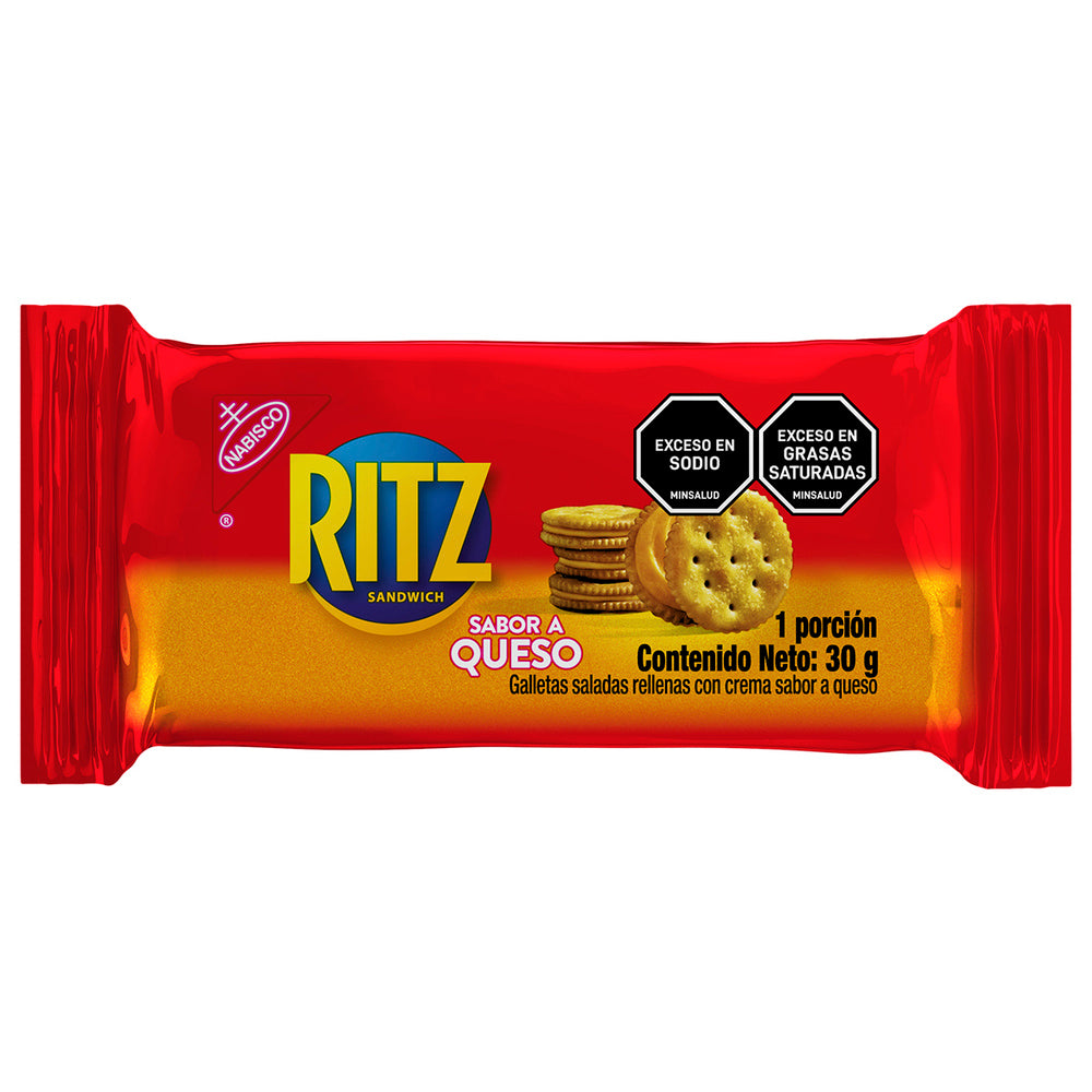 GALLETAS RITZ SANDWICH QUESO BOLSA 30 G