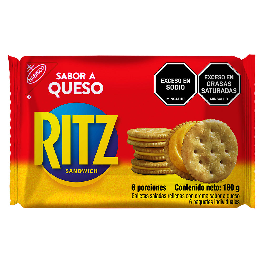 GALLETAS RITZ SANDWICH QUESO BOLSA 30 G