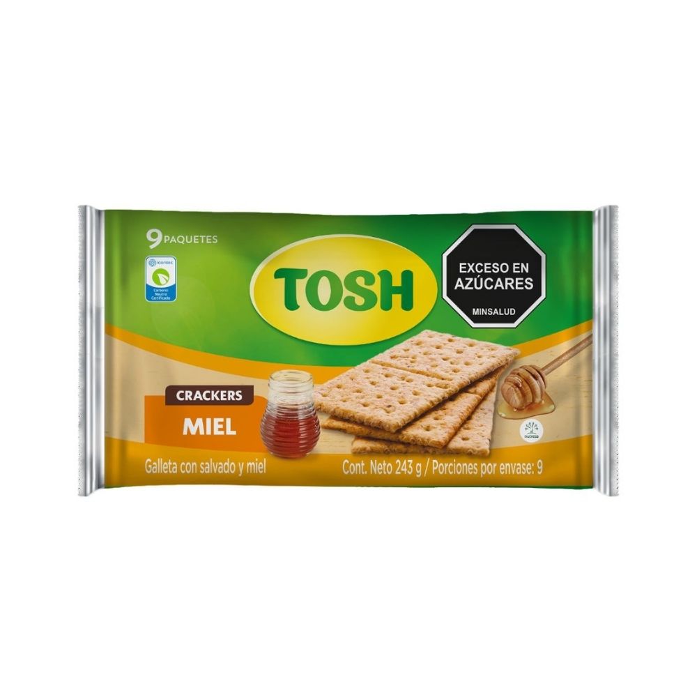 GALLETAS TOSH MIEL FRACCION 27 G