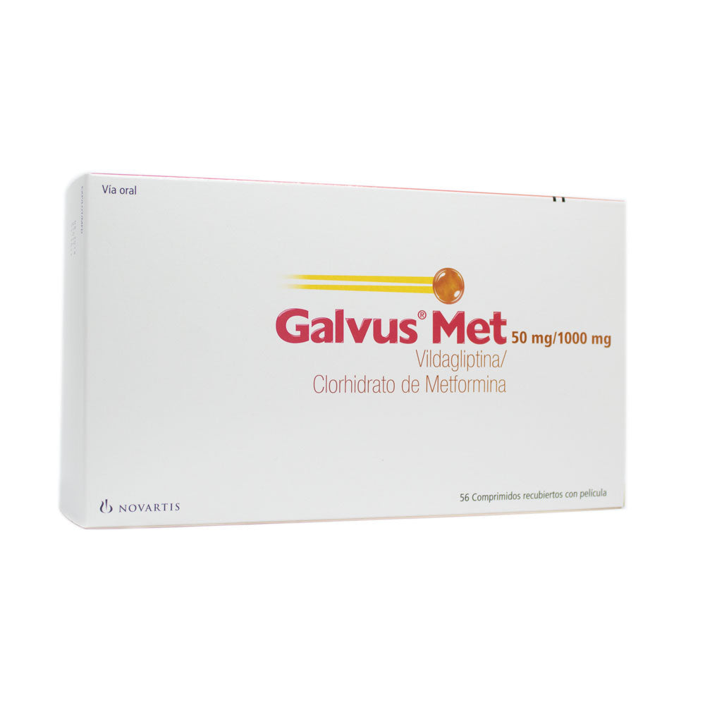 GALVUS MET (RG) COMPRIMIDOS 50/1000 MG CAJA X 56 UNDS
