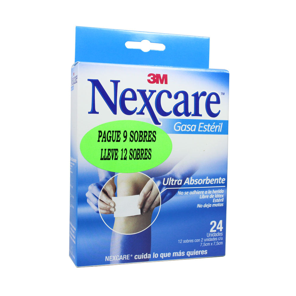 GASA 3M NEXCARE CAJA PAGUE 9 LLEVE 12