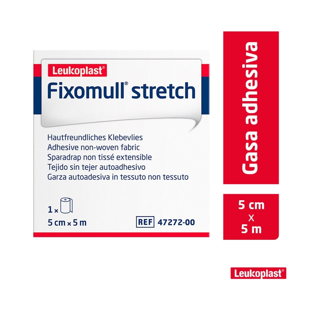 GASA FIXOMULL STRETCH 5CM X 5M CAJA X 1 UND