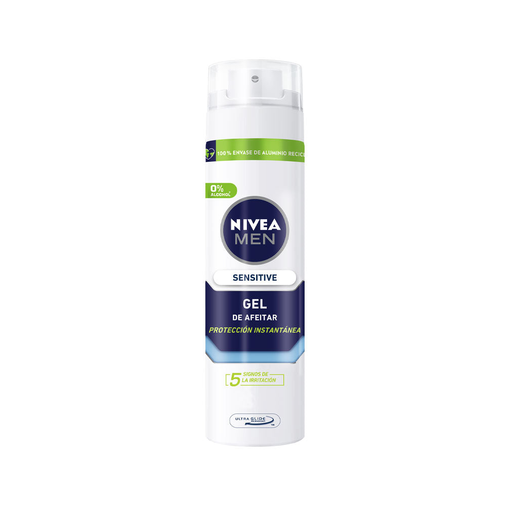 GEL AFEITAR NIVEA MEN SENSITIVE FRASCO 200 ML