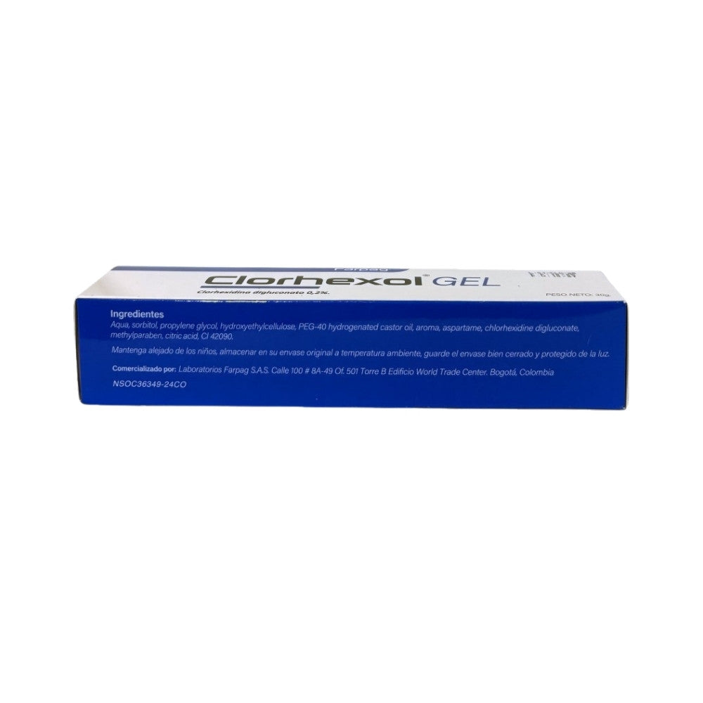 GEL CLORHEXOL 0.2 % CAJA 30 G
