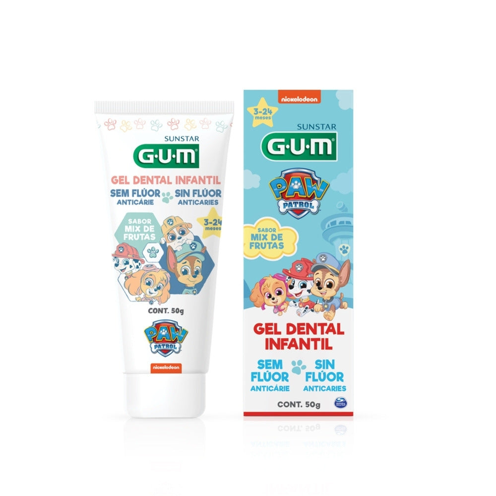 GEL DENTAL GUM PAW PATROL BABY CAJA 50 G