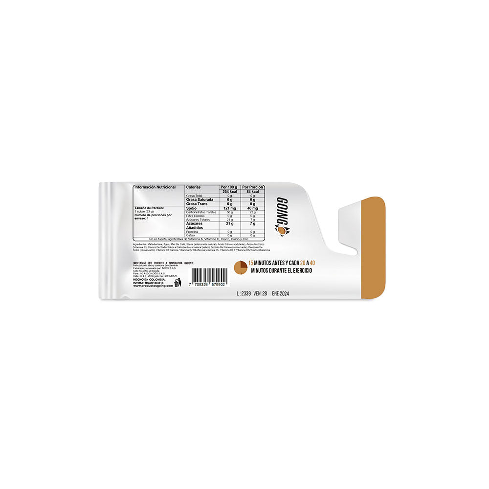 GEL ENERGÉTICO GOING CAFE SACHET 33G