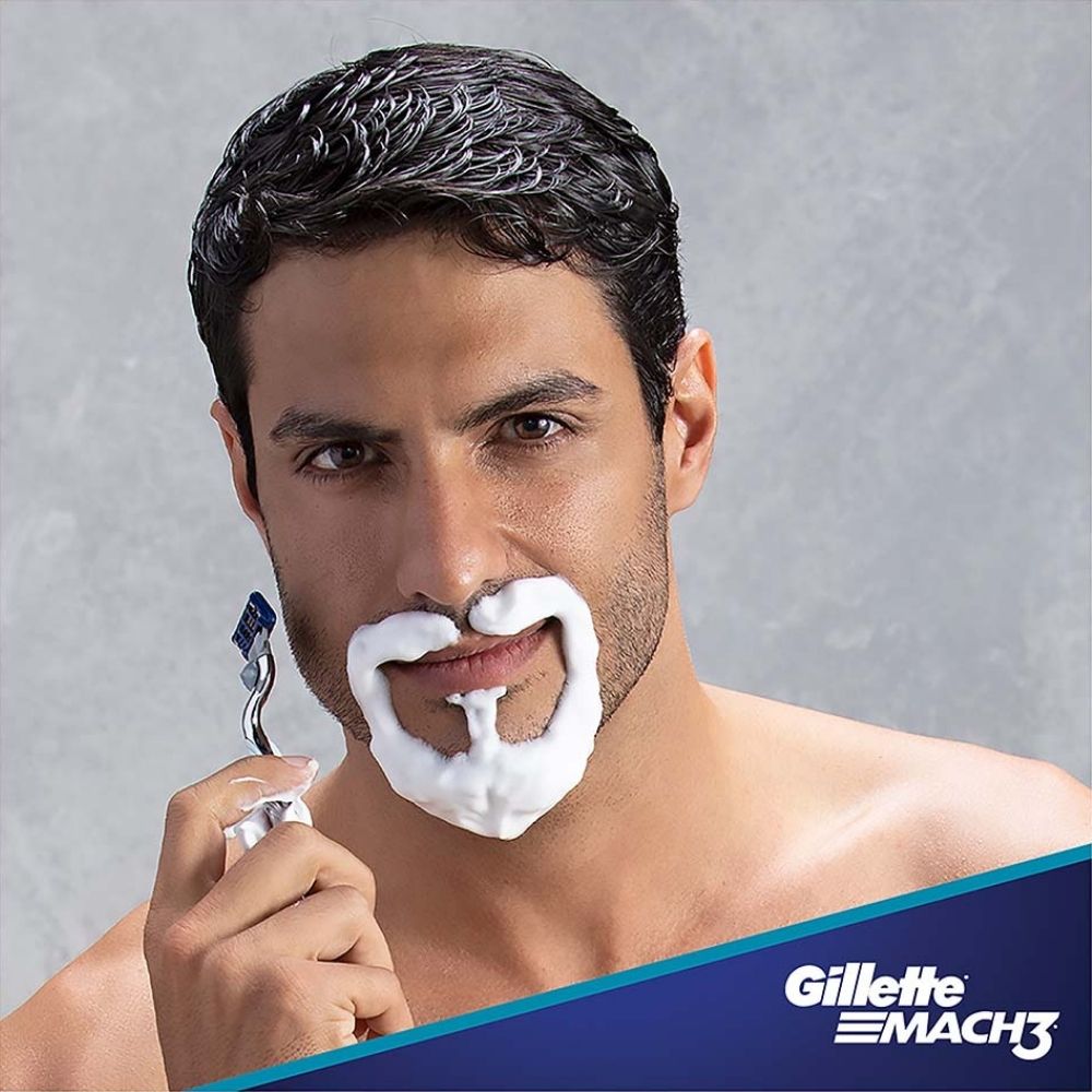 GEL GILLETTE MACH3 IRRITATION FRASCO DE ALUMINIO 198 G