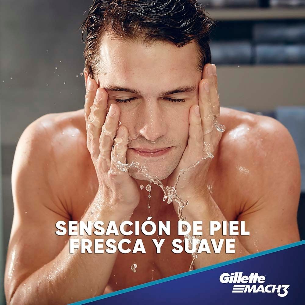 GEL GILLETTE MACH3 IRRITATION FRASCO DE ALUMINIO 198 G