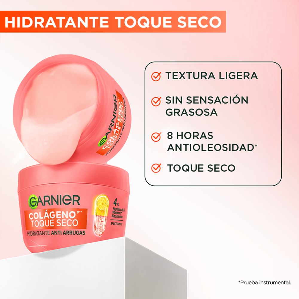 GEL HIDRATANTE GARNIER COLAGENO TOQUE SECO POTE 85 G