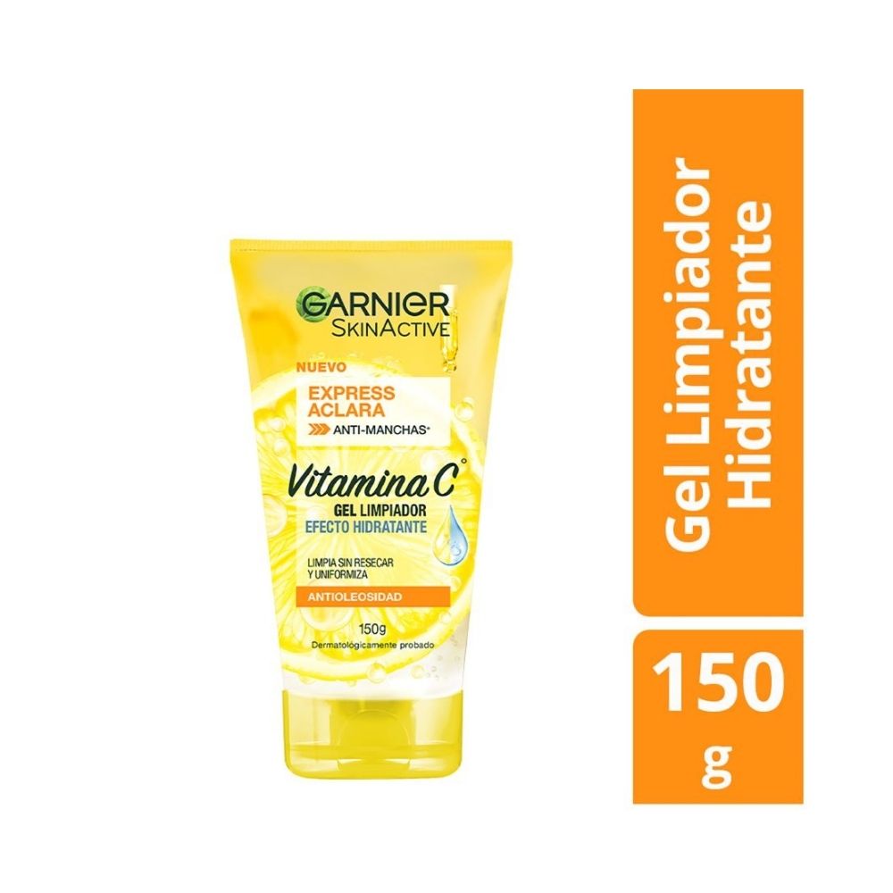 GEL LIMPIADOR GARNIER HIDRATANTE ANTIOLEOSID TUBO 150 G